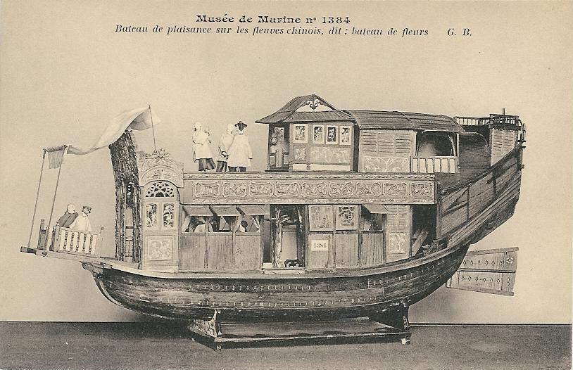 1384 Bateau de fleurs GB